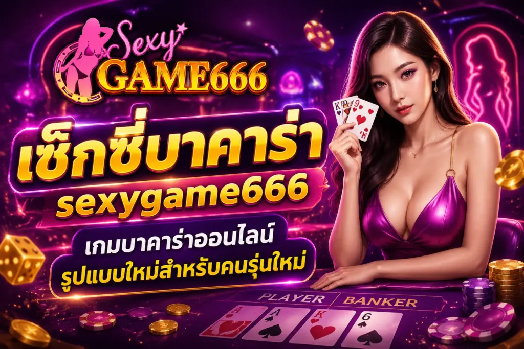 เซ็กซี่บาคาร่า sexygame666 เกมบาคาร่าออนไลน์รูปแบบใหม่สำหรับคนรุ่นใหม่